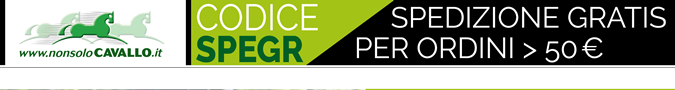 Spedizione GRATIS per ordini > € 50,00 - Codice SPEGR