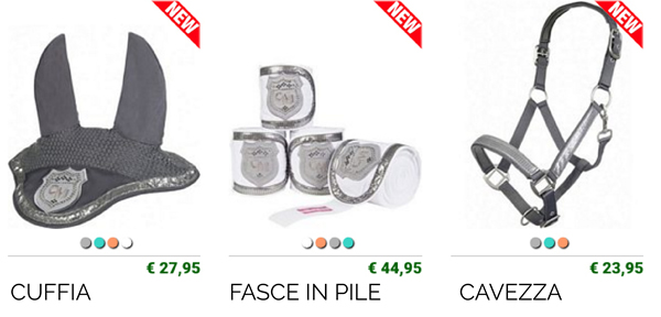 Alcuni prodotti della collezione