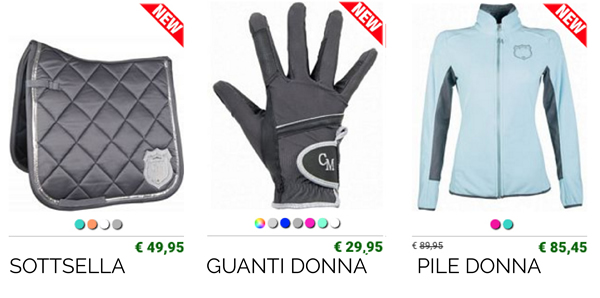 Alcuni prodotti della collezione