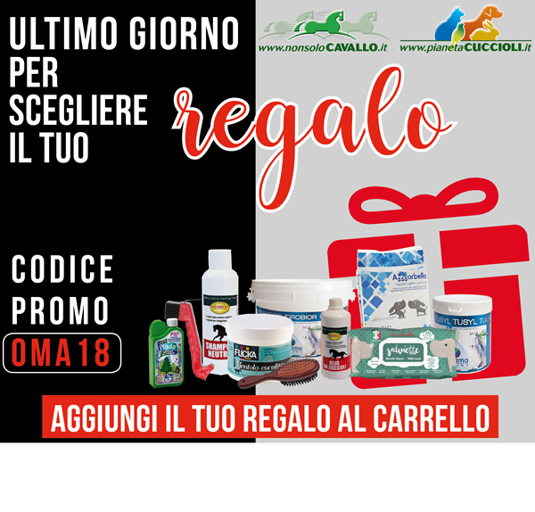 Ultimo giorno per scegliere il tuo regalo - Codice promo: OMA18
