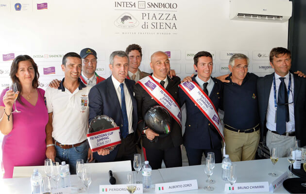 A Piazza di Siena 2017 Azzurri emozionati e felici