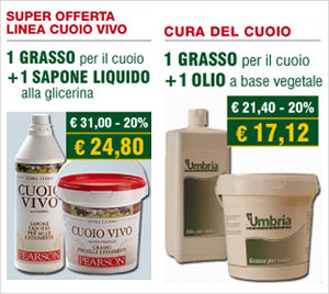 Make-up: dona un nuovo volto ai tuoi articoli in cuoio con le nostre promozioni!
