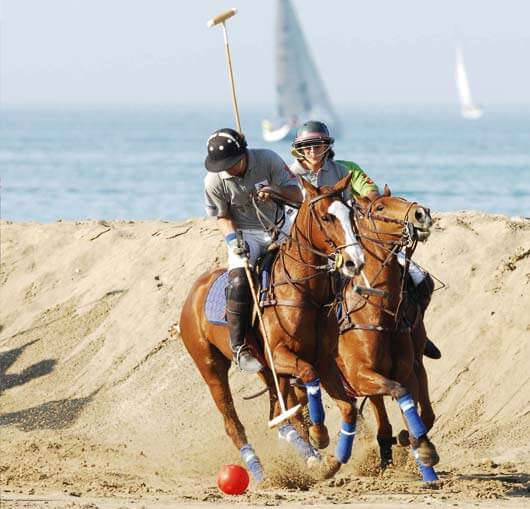 Polo on the beach 2009 Fidenza Village Cup spiaggia grand Hotel Rimini